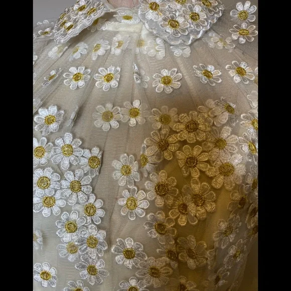 Teuta Matoshi Cream Daisy Dress - Picture 8 of 16